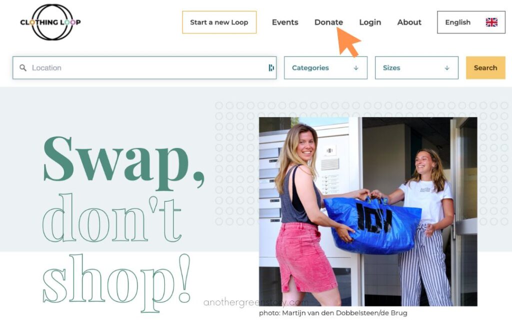 Swap don't shop - Clothing Loop Website - anothergreenstory.com